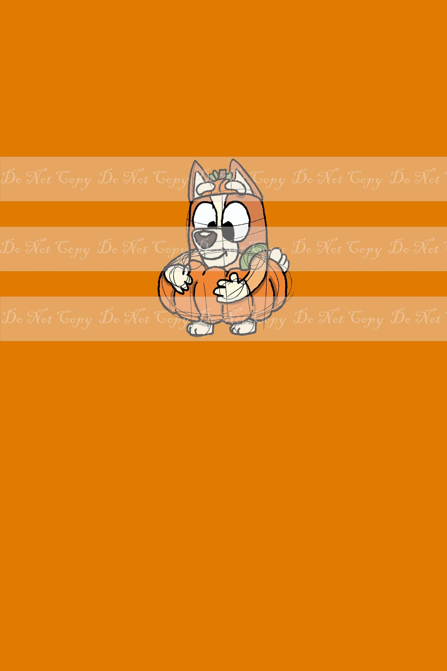 Preorder R39 - Heelerween- Pumpkin Panel- Orange (Child, Big kids, Adults)