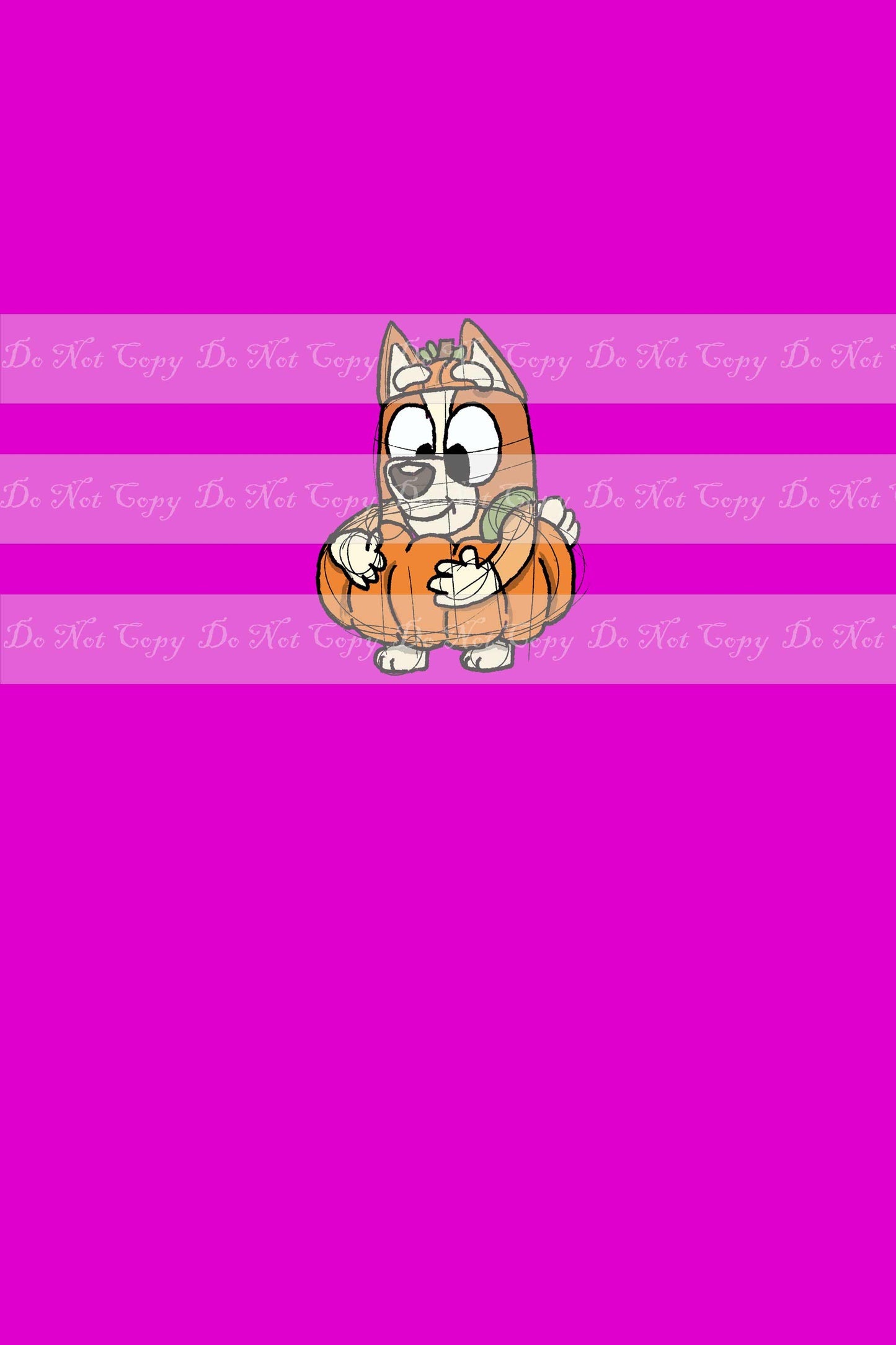 Preorder R39 - Heelerween- Pumpkin Panel- Pink(Child, Big kids, Adults)