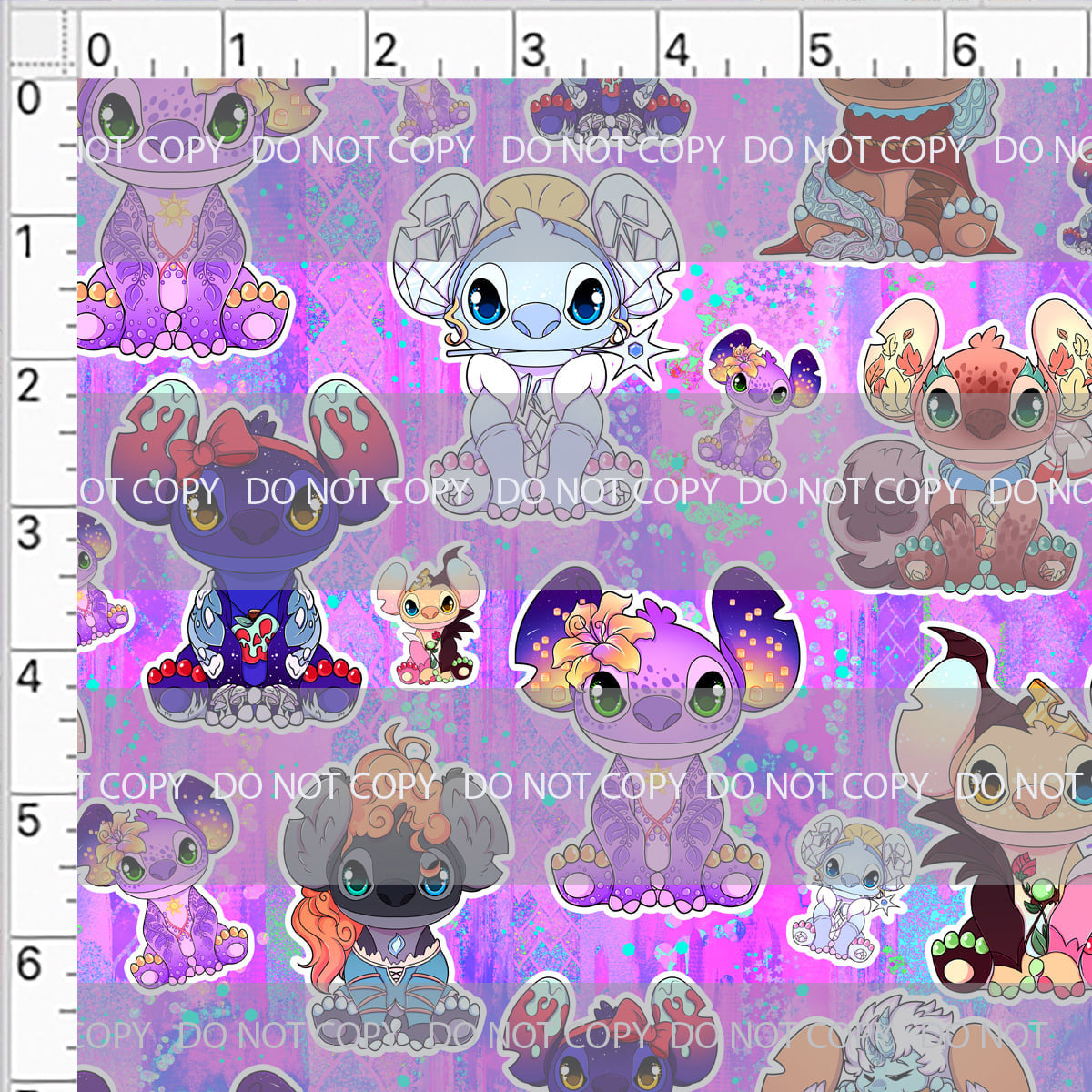 Preorder R37 - Royals- Purple Color-Main Print- Small Scale