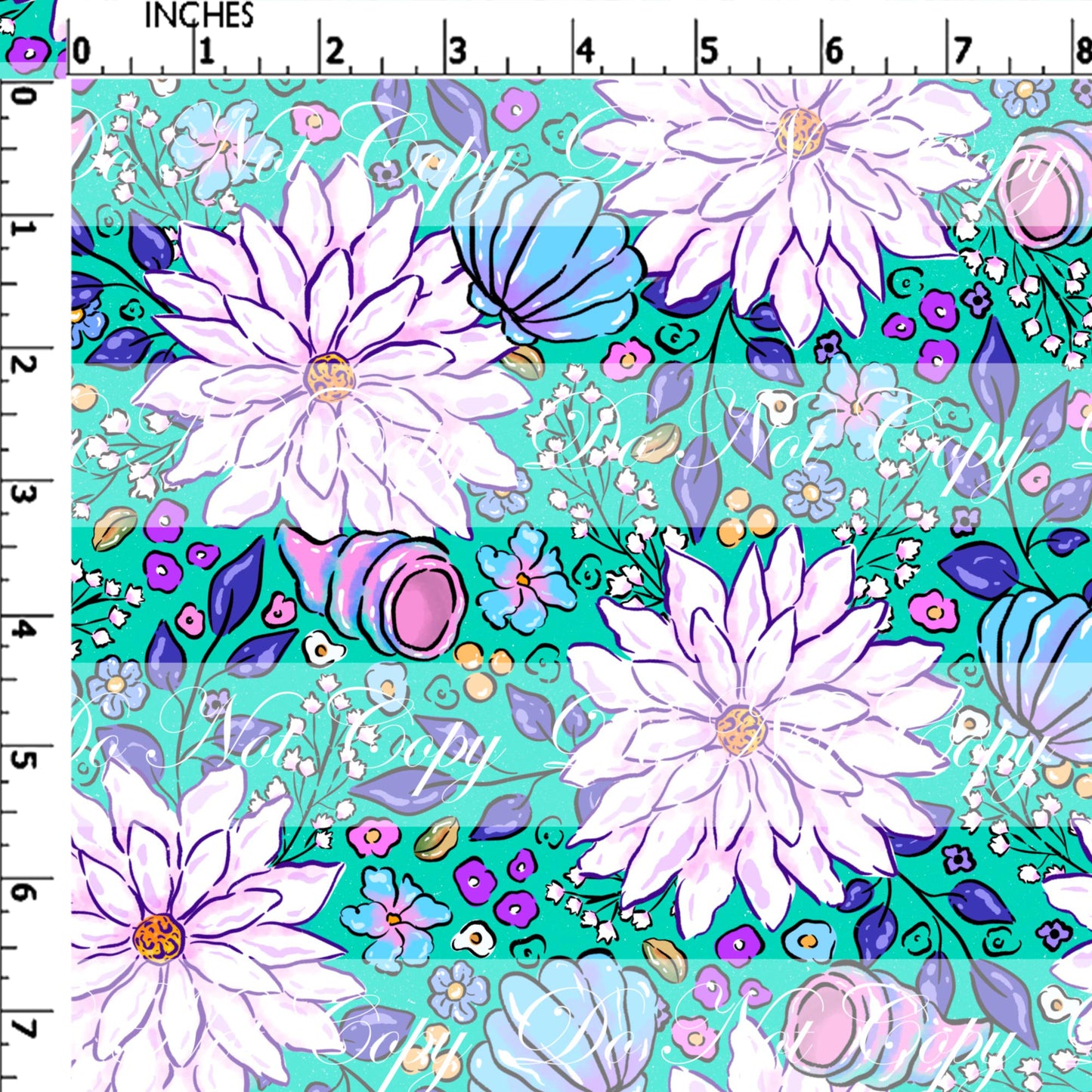 Preorder R51- Dainty Dahlia - Main Print - Regular Scale(Green)