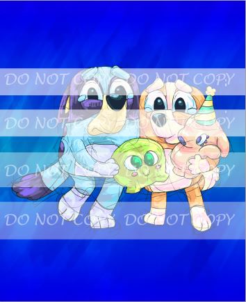 PREORDER R27- Puppy Adventures 2.0 -Blue- Adult Topper-Tikclescrabs