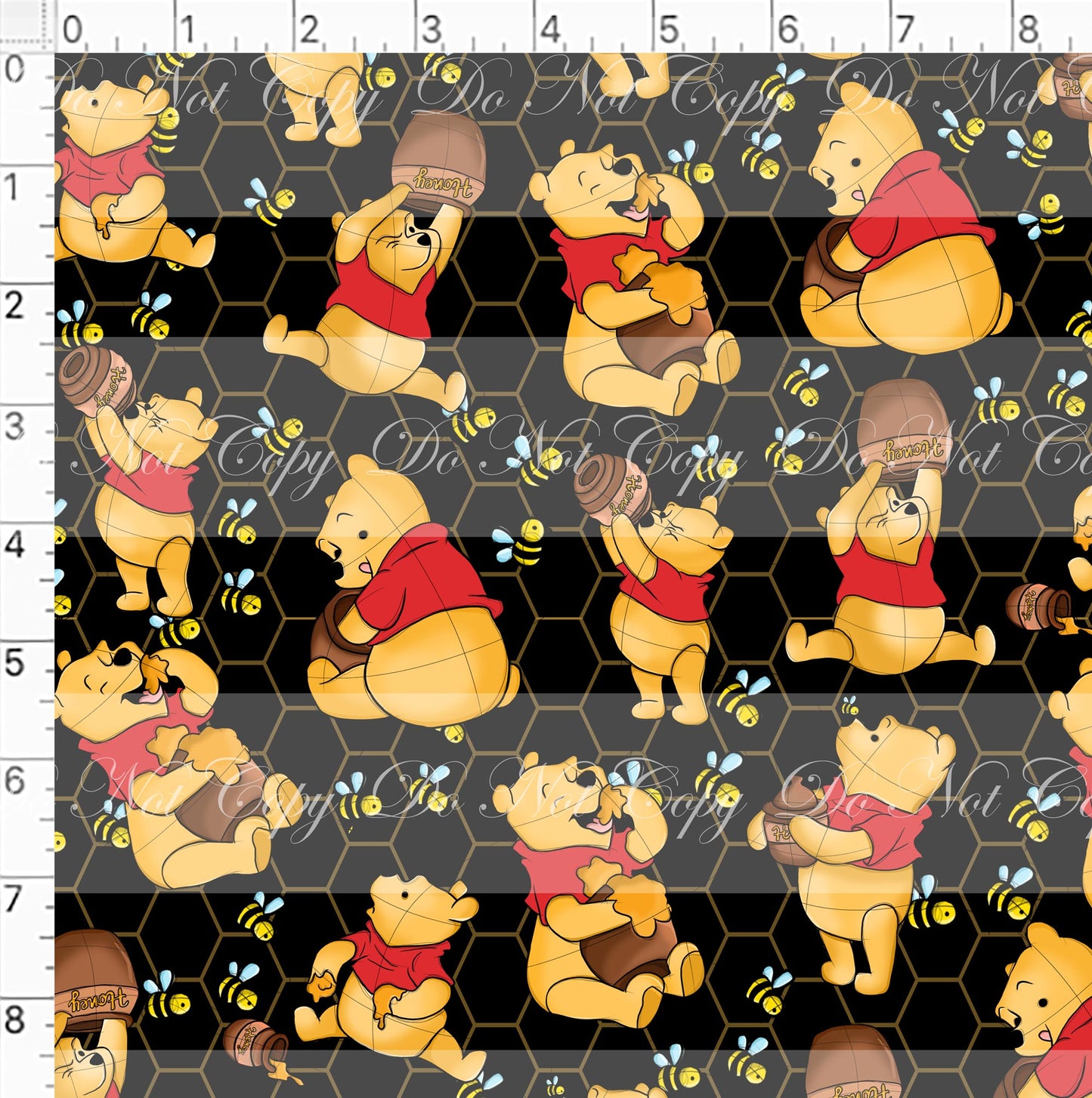 Preorder R44- Honey Bear - Gold Bear -Main Print-