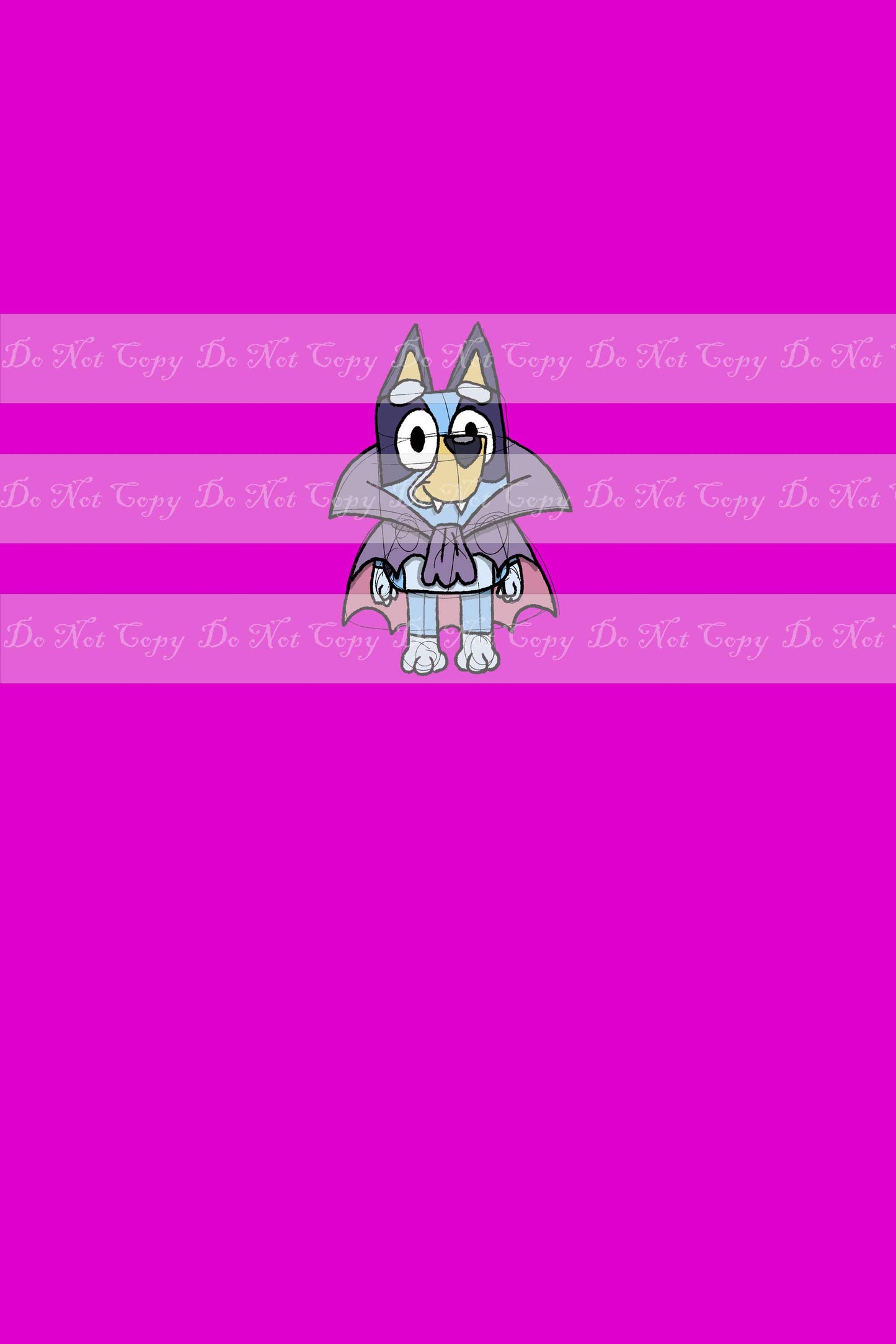 Preorder R39 - Heelerween- Vampire Panel- Pink(Child, Big kids, Adults)