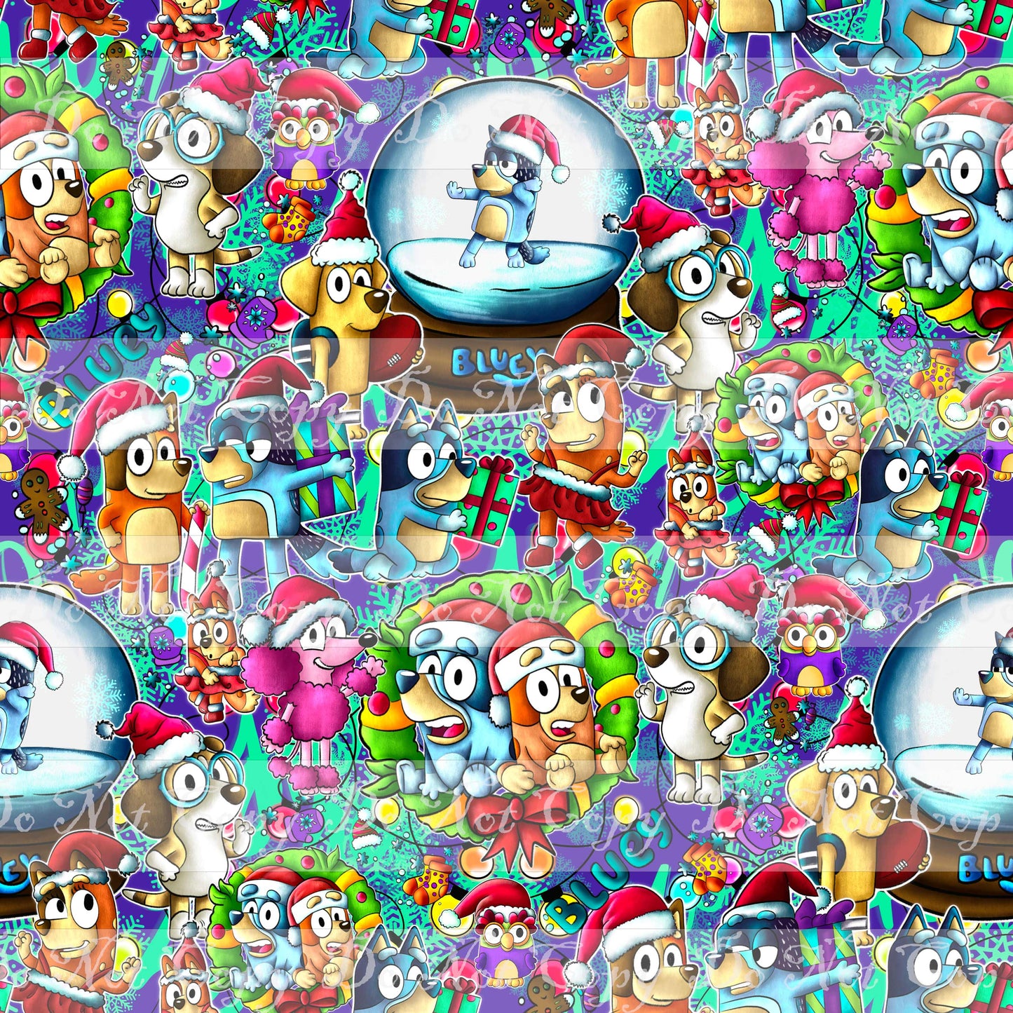 Special Preorder R41- Hooray It's Christmas Print- Small Scale(Colorful)