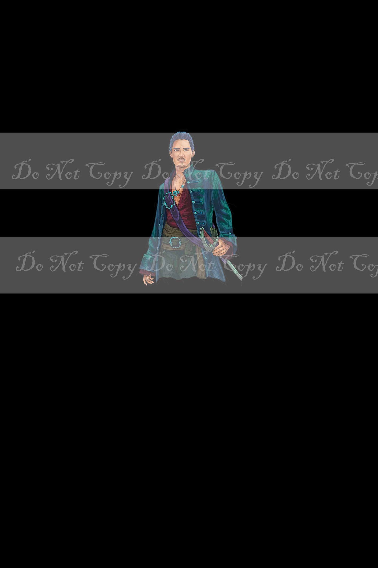 Preorder R38 - Pirates -Will Panel(Child, Big kids, Adults)