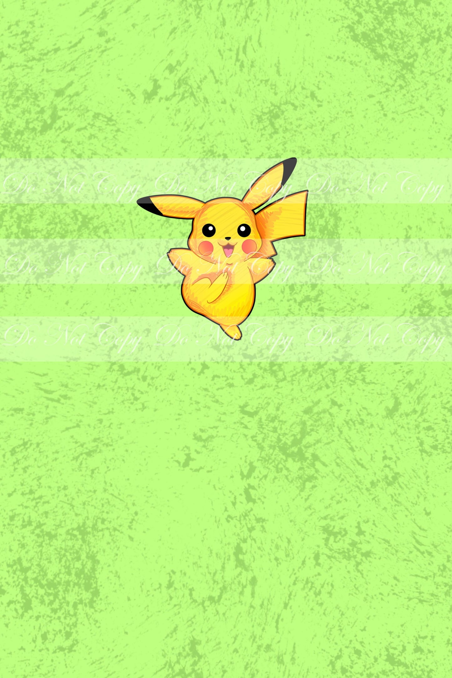 Preorder R50 Pocket Monster - Yellow Critter (Child, Big kids, Adults) (Green)