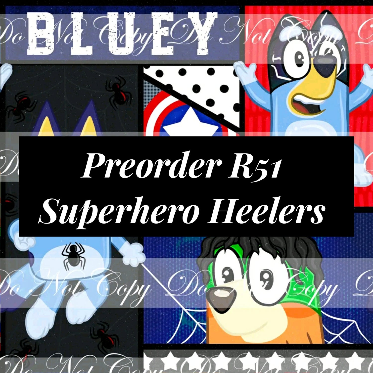 Preorder R51 Superhero Heelers