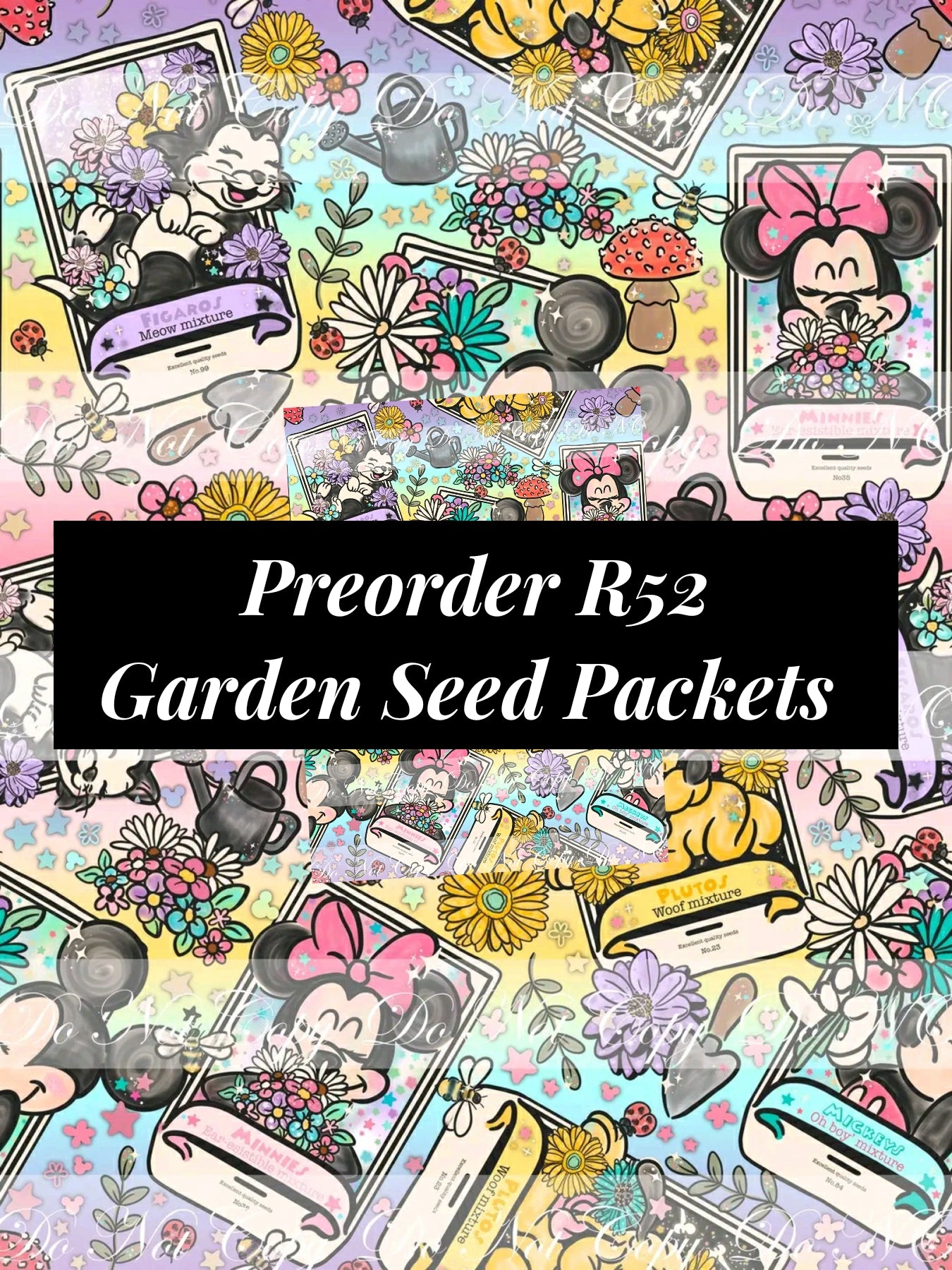 Preorder R52 Garden Seed Packets