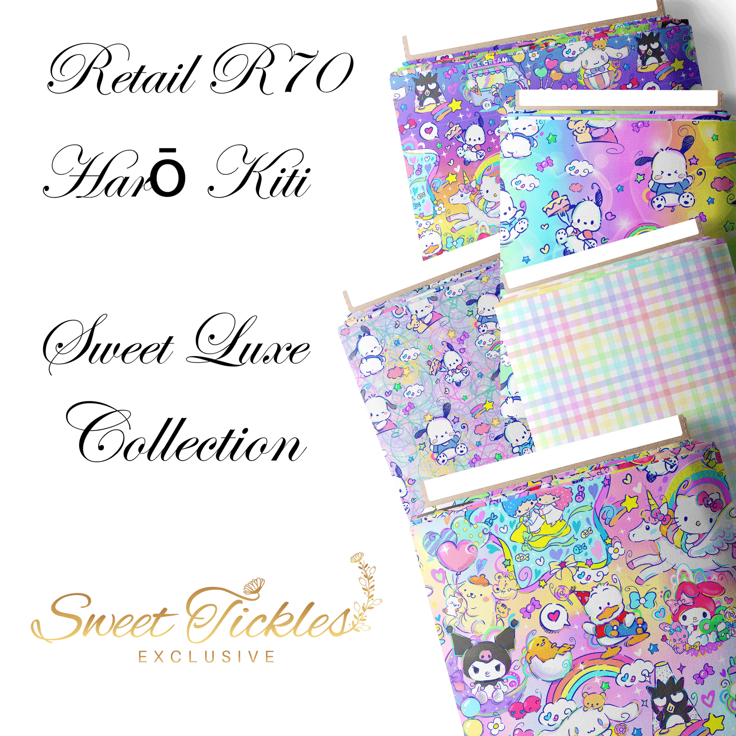 Retail R70  Harō Kiti- ハロー・キティ Collection Sweet Luxe