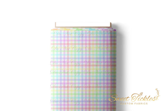 Retail R70-Harō Kiti- Plaid Pastel Lines - Sweet Luxe