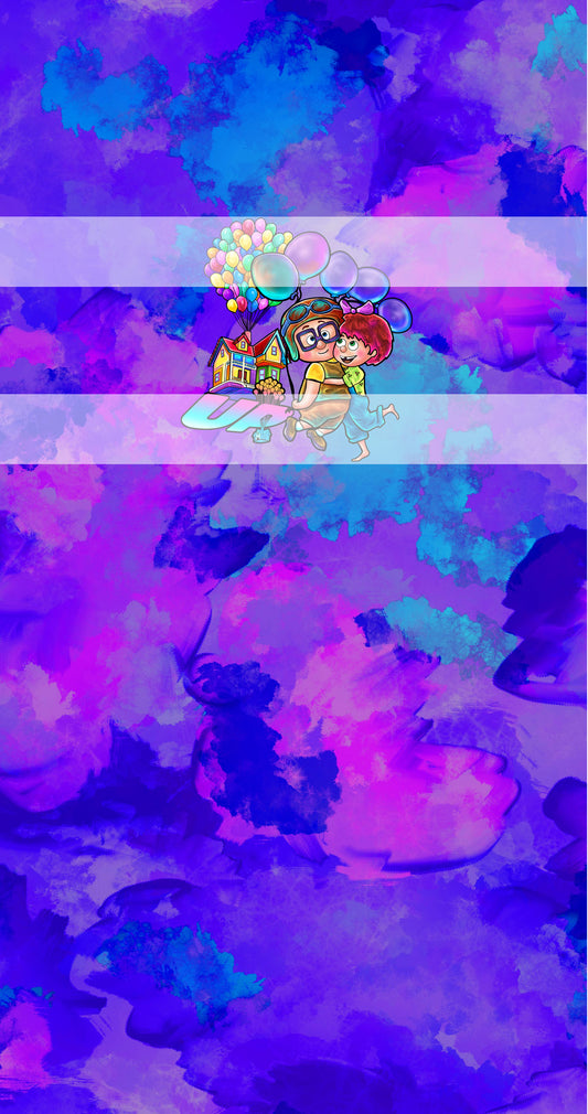 Preorder R71- Adventures Await- Panel - Child, Big kids, Adults) Hugging- Purple Bluish