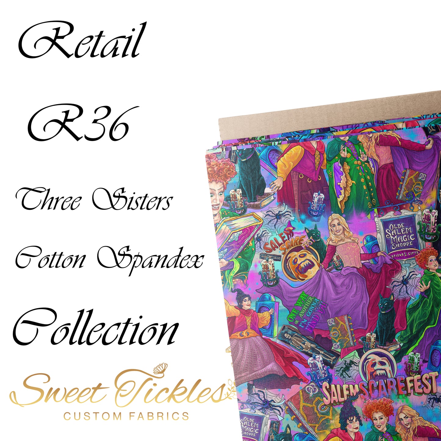 Retail R36 -Three Sisters - Cotton Spandex Collection