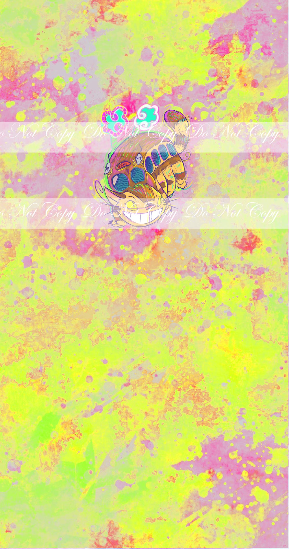 Preorder R57 -Anime Round  -(Kitty bus) Green Panel