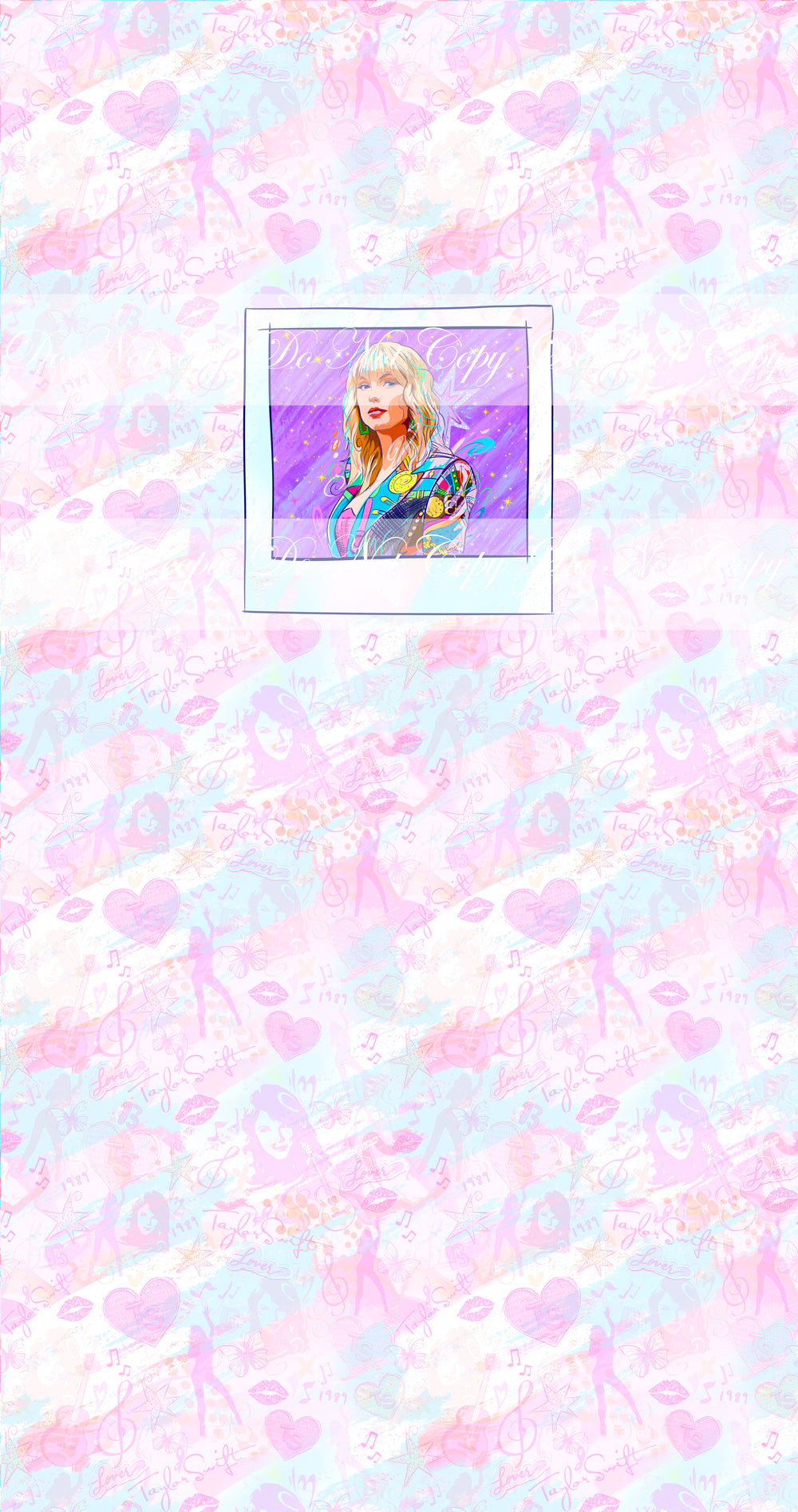 Preorder R58 -Swiftie's Era -Polaroid Tay Tay - Purple Background- Panels (Child, Big Kids, Adults)