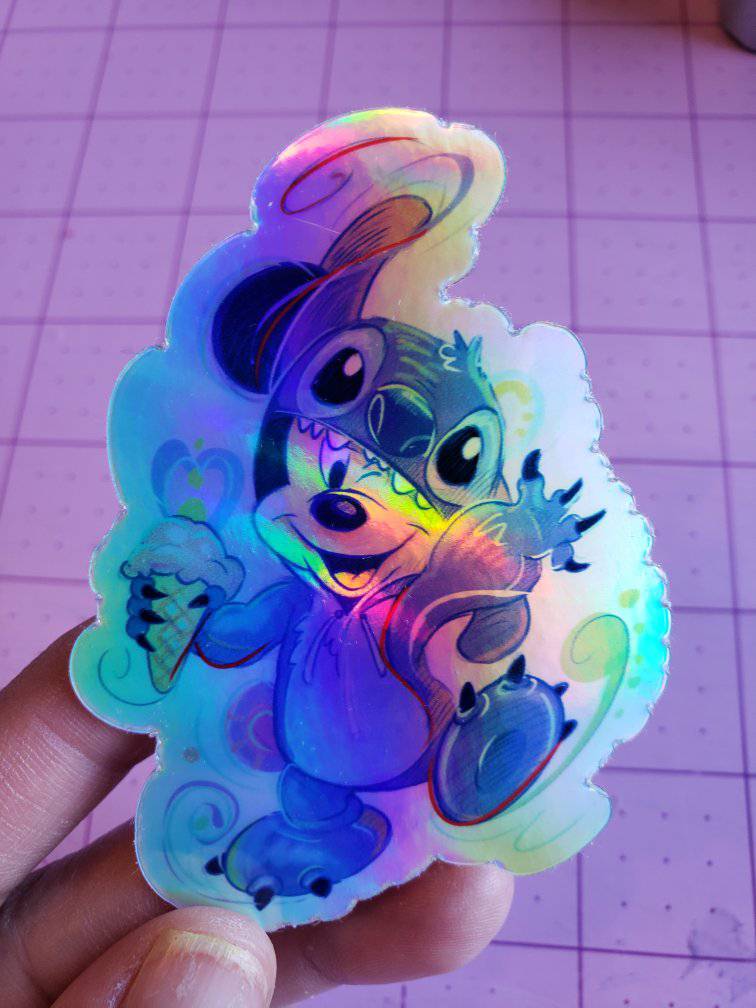 Mouse 626 Holographic- Sticker