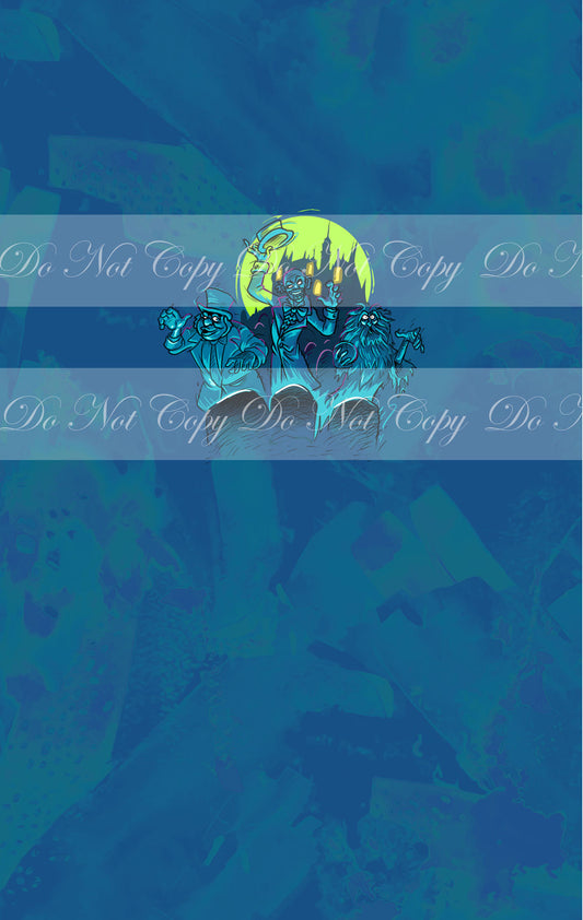 Preorder R73-Haunted Mansion- Panel - Child, Big kids, Adults) Trio