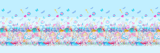 Preorder R67- Smooth and Textured Vinyl- A Dream Is a Wish- Bag Making Border Vinyl Roll