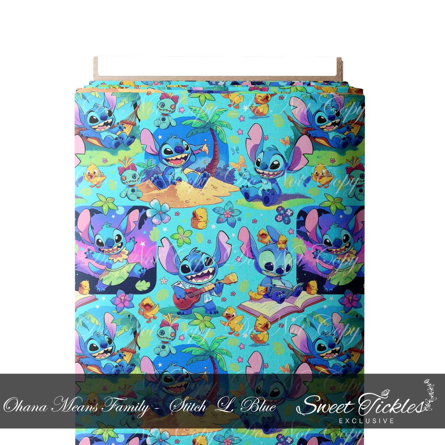 Preorder R71-Ohana Means Family- Main Print -Light Blue