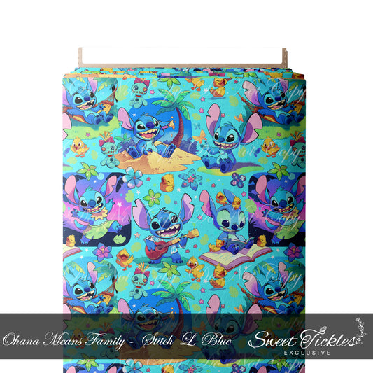 Preorder R71-Ohana Means Family- Main Print -Light Blue