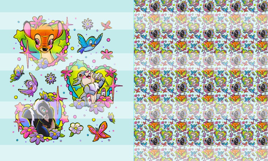 Preorder R72-Family Classics- Animal Friends- Child/ Toddler Blanket Topper