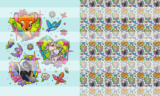 Preorder R72-Family Classics- Animal Friends- Child/ Toddler Blanket Topper