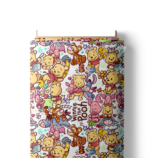 Preorder R76- Golden Honey Main - Stack Print (White)