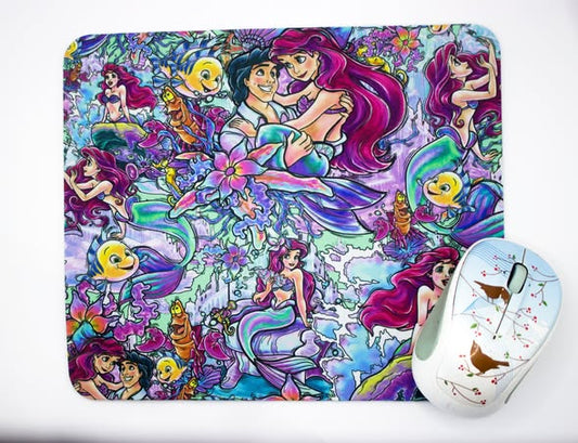 Preorder Red Haired Mermaid Desk mat