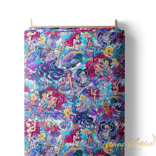 Preorder R81- Red Haired Mermaid  Main Print II