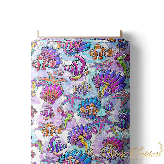 Preorder R81- Red Haired Mermaid  - Coordinate Water Animals - Light Color
