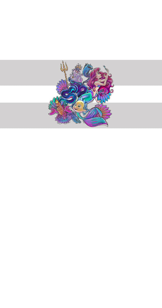 Preorder R81 -Red Haired Mermaid -  Panel  -Friends - White