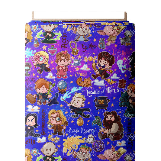 Preorder R80- Wizards  Main Print-  Colorful (Words)