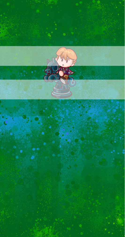 Preorder R80 -Wizards -"Boy in Horse" Panel  -Green