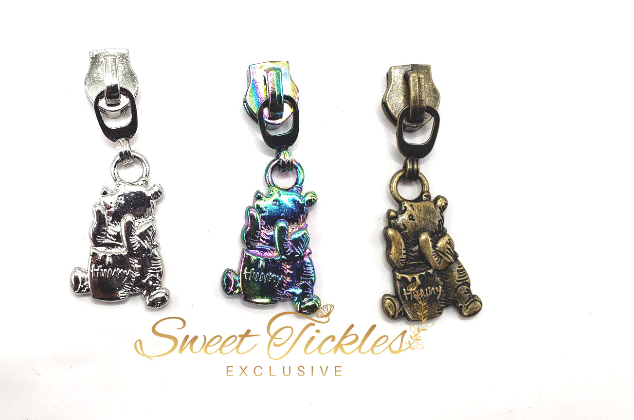 Exclusive Golden Bear- -#5 Zipper Pull