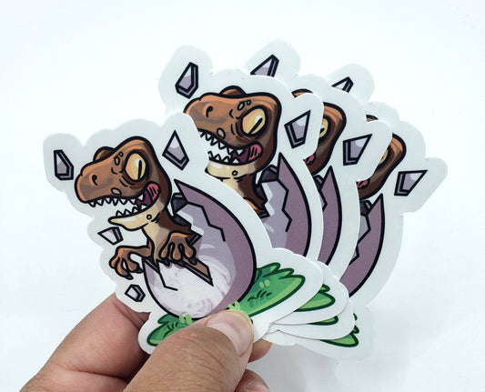 J. Park Sticker - New Baby Dino