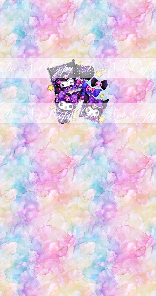 Preorder R82 -Kuroミ  Chan-  Panels -  Frames- Ink Splash Rainbow