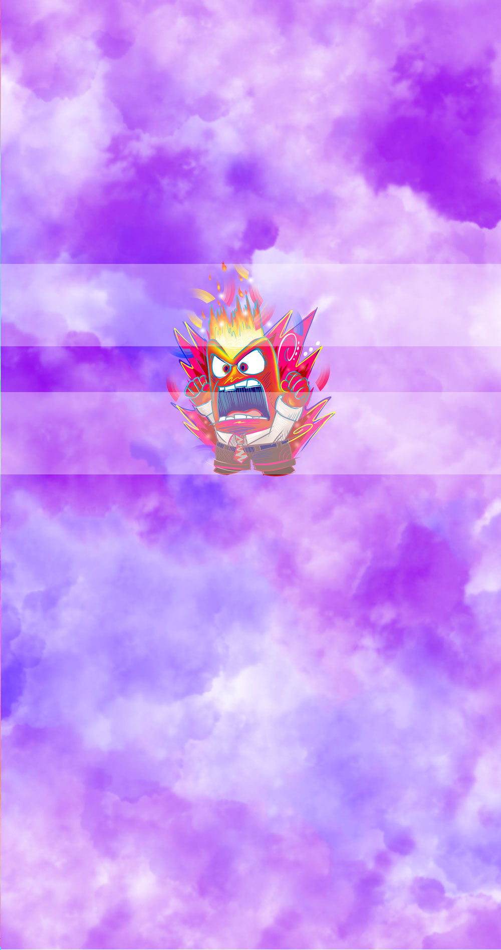 Preorder R61 -Emotions Panels- Angry- Purple