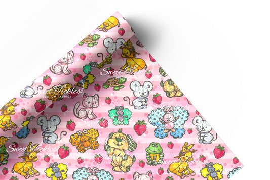 Strawberry World-Animal Coordinate- Smooth/ Textured Vinyl