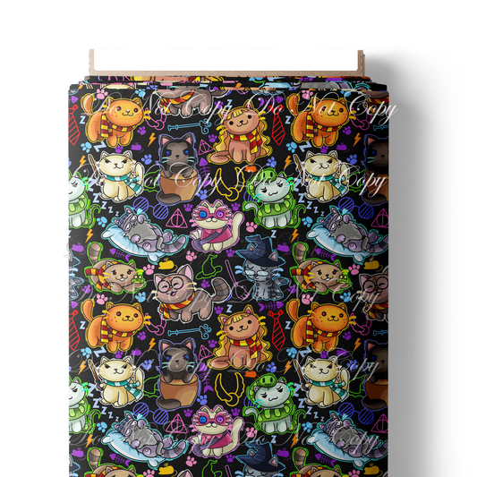 Preorder R80- Wizards - Potter Cats- Black