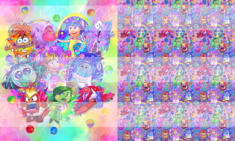 Preorder R61- Emotions- Child/ Toddler Blanket Topper-Group- Rainbow