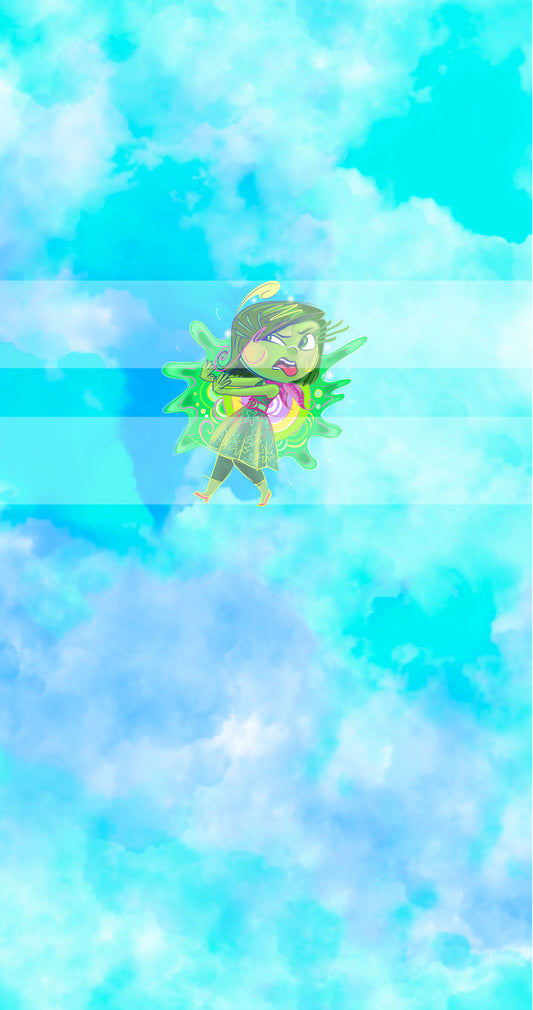 Preorder R61 -Emotions Vinyl Panels- Green Girl- Blue