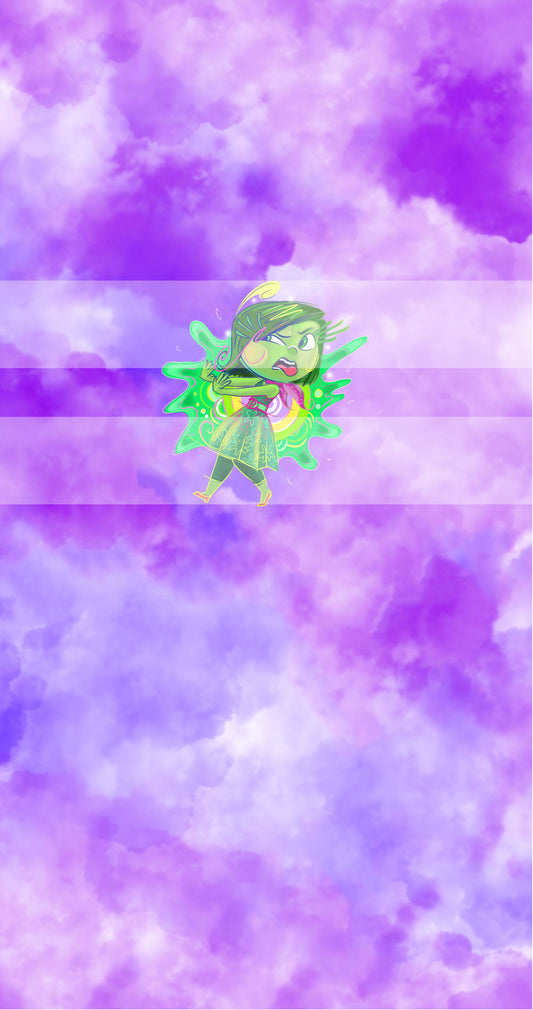 Preorder R61 -Emotions Panels- Green Girl- Purple