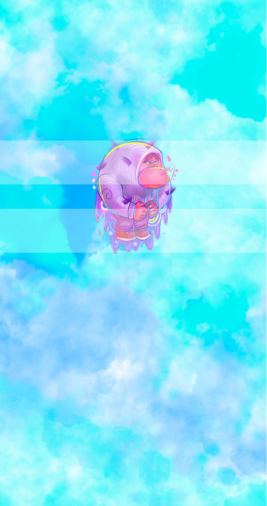 Preorder R61 -Emotions Panels- Pink Guy- Blue