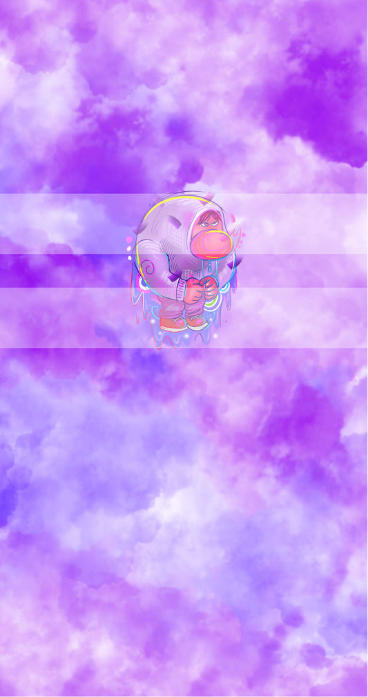 Preorder R61 -Emotions Panels- Pink Guy- Purple