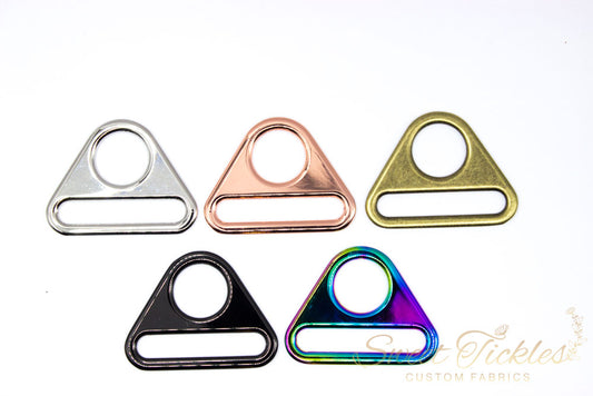 1" Triangle Rings- Set of 2