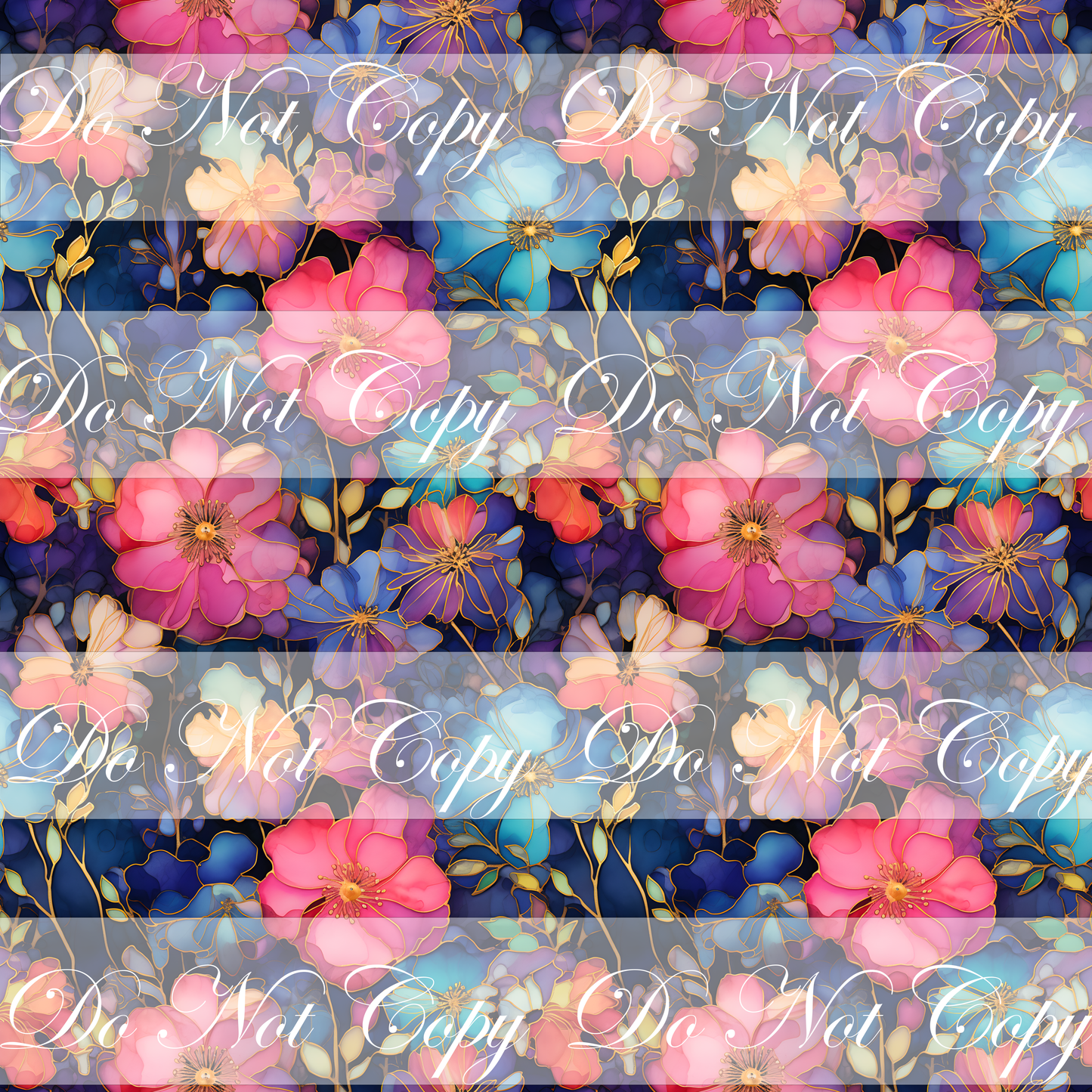 Preorder R83 - Dreamy Color _ Multicolor Flowers