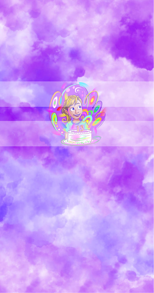 Preorder R61 -Emotions Panels- Riley- Purple