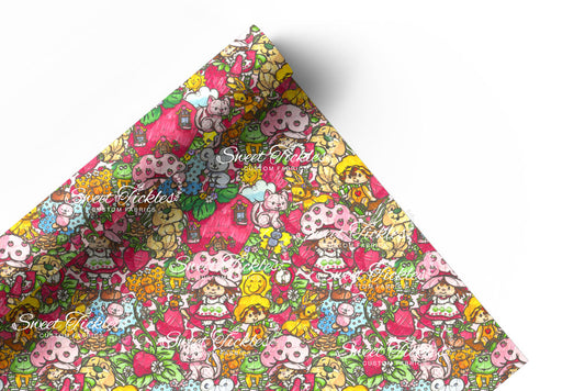 Strawberry World-  Main Stacked-Regular Scale (Smooth/ Textured Vinyl)