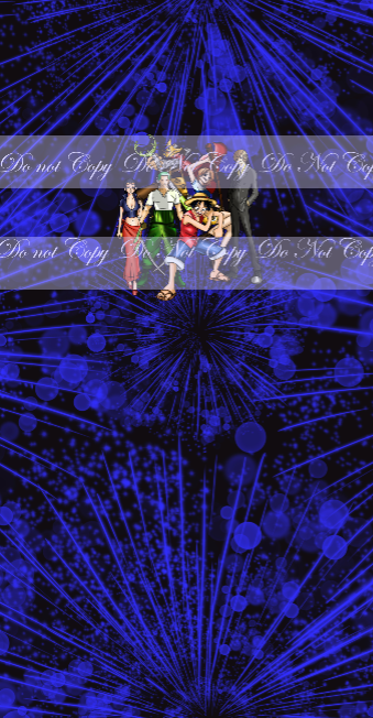 Preorder R57 -Anime Round  -Group Image - Dark  Blue Panel