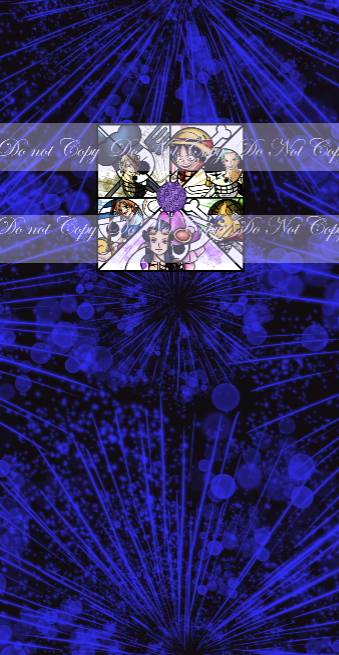 Preorder R57 -Anime Round  -Group Image -Comic Style -Dark Blue Panel