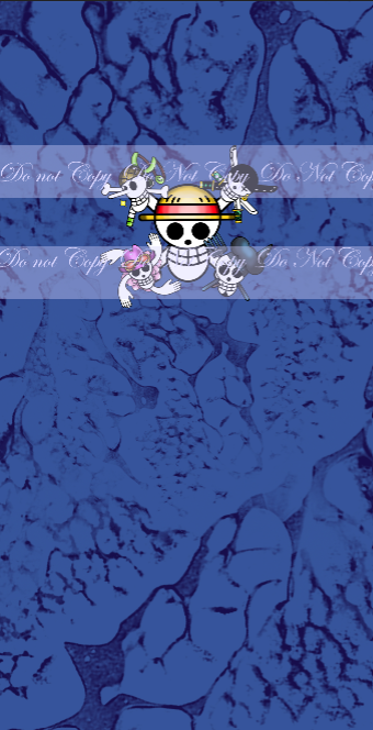 Preorder R57 -Anime Round  -Pirate Head - Light Blue Panel
